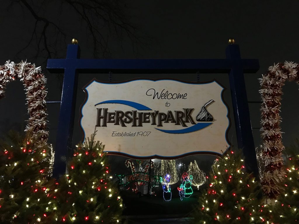 hersheypark: christmas candylane & sweet lights