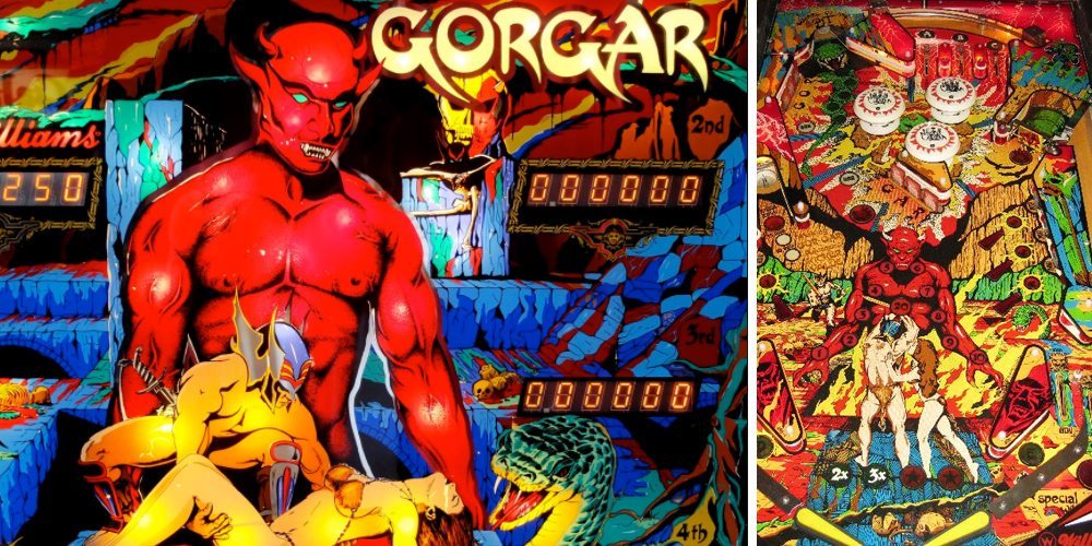 gorgar pinball backglass